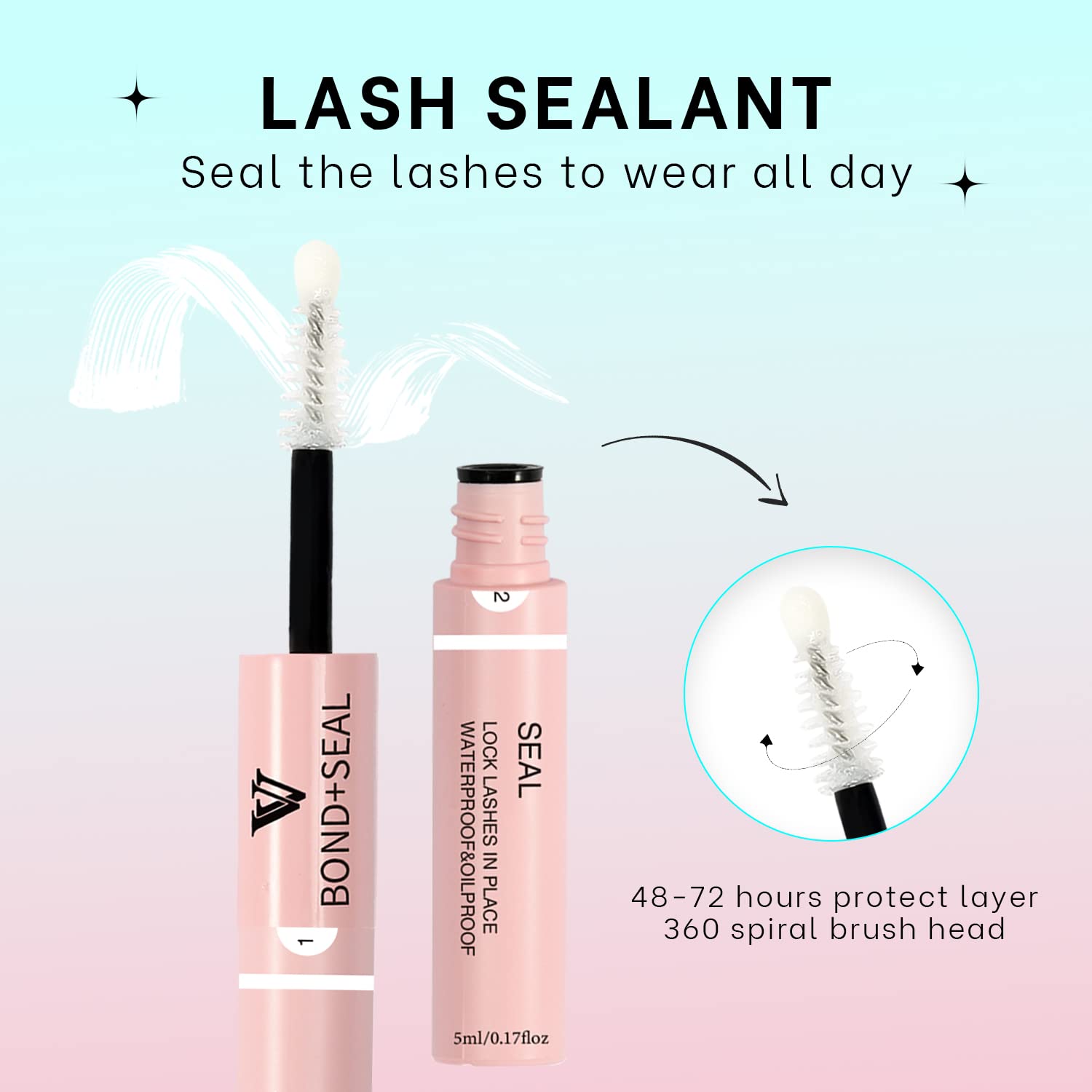 VAVALASH easy application steps for cluster lashes and real lashes.