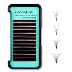 VAVALASH Easy Fan Lashes blooming for fast 2D–10D fans.