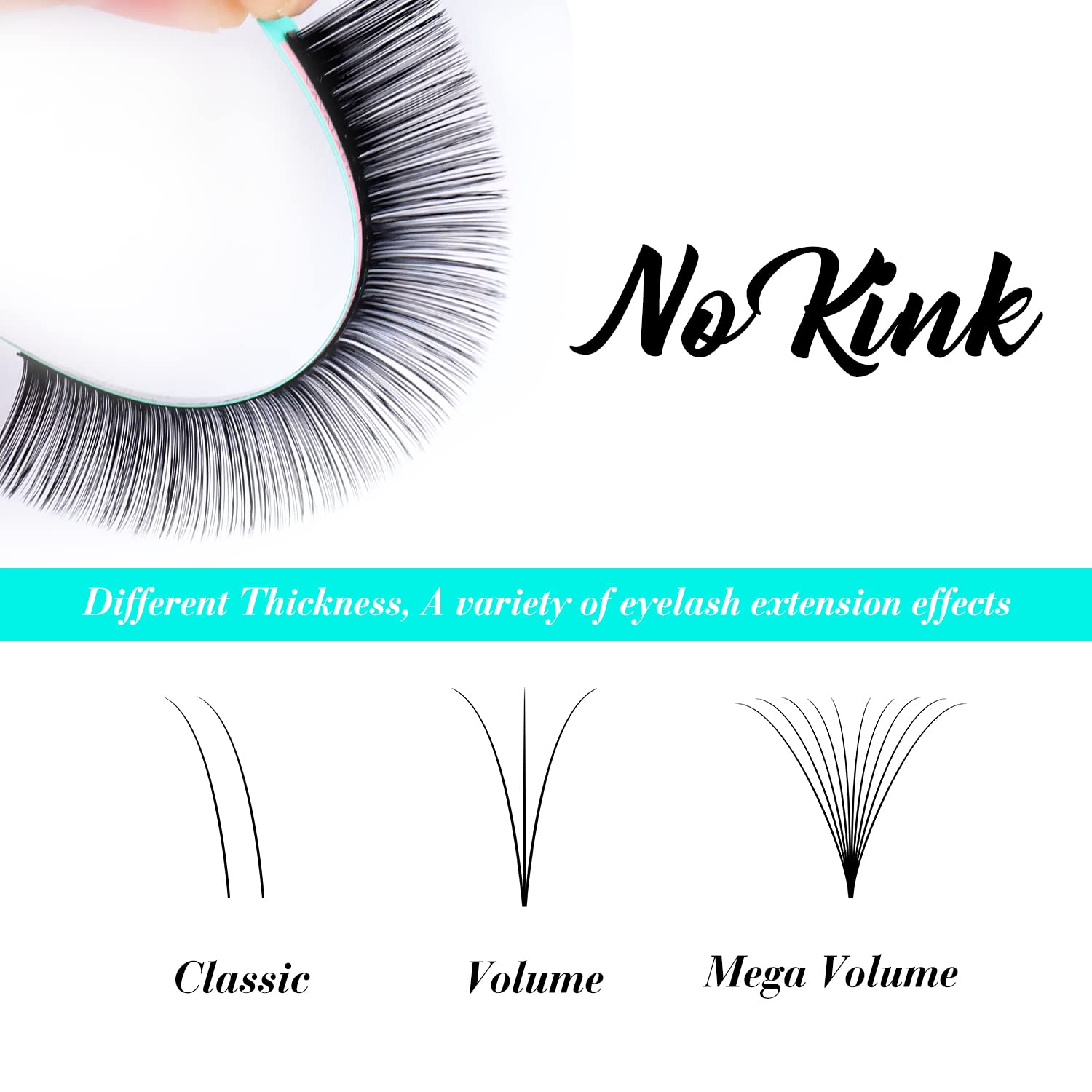 VAVALASH handmade lashes with stable curl maintaining shape.