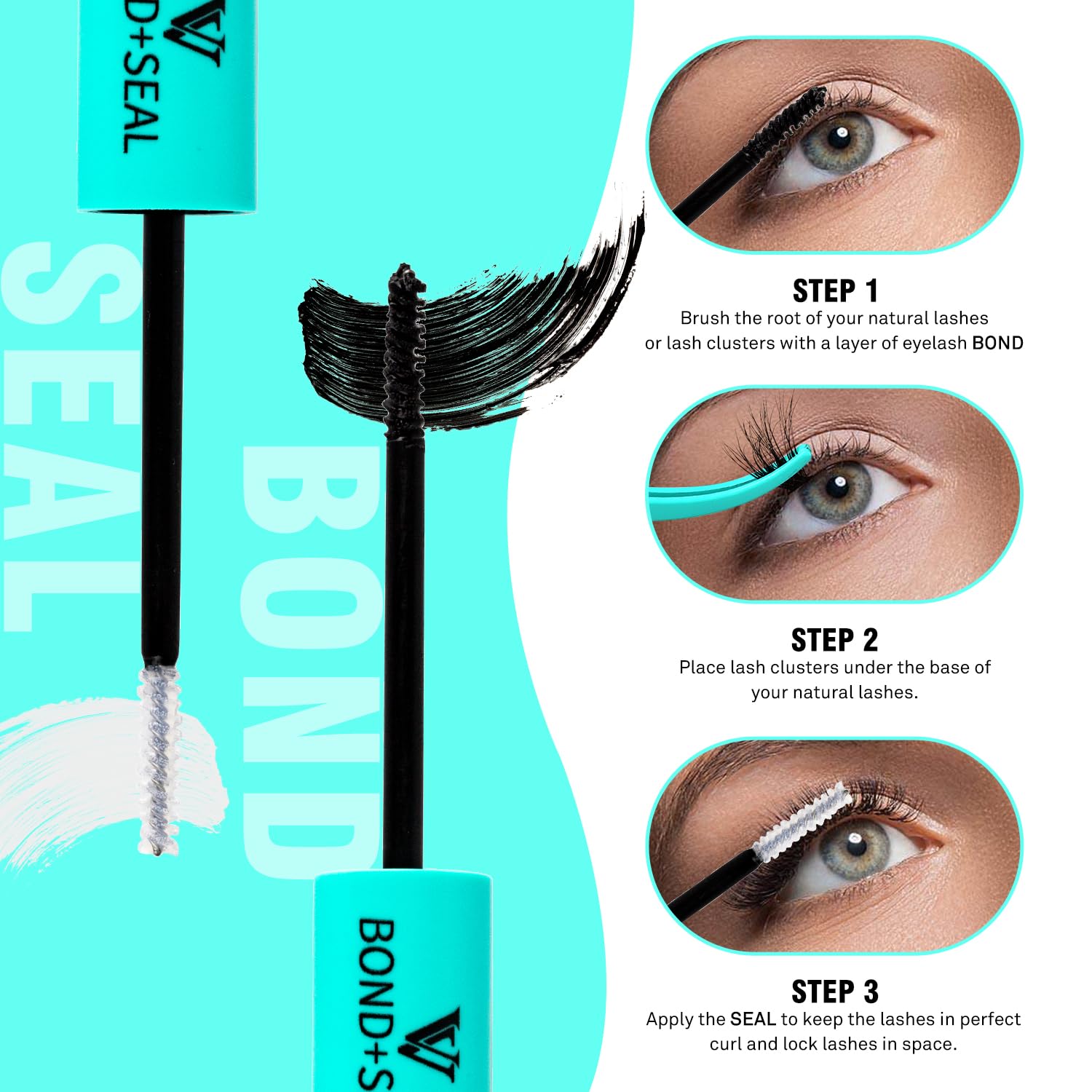 VAVALASH safe gentle formula protects natural lashes and skin around the eyes