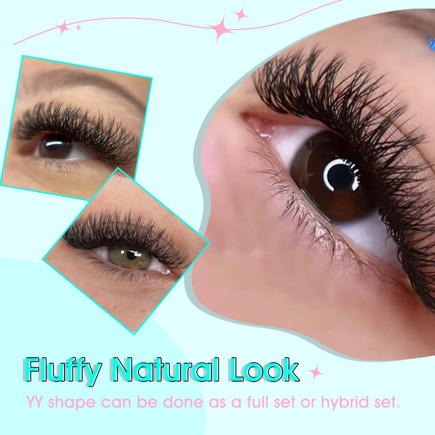 VAVALASH Y lash tray packaging highlighting cruelty-free silk fibers.