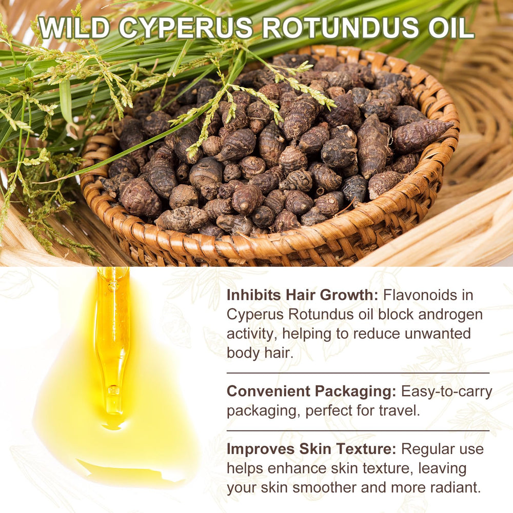 Vawcrn Cyperus Rotundus Oil highlights natural ingredients for a gentle routine.