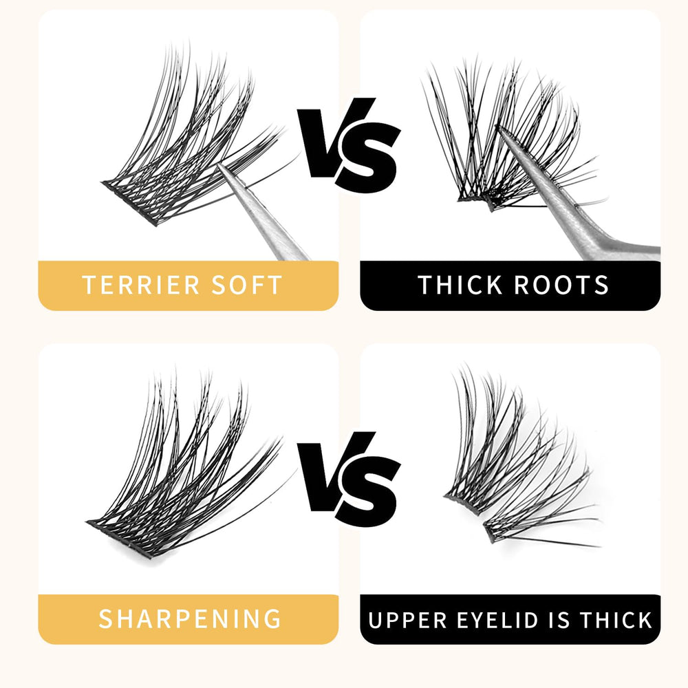 Vayator Lashes mixed kit with D curl 14-16-18-20mm for dramatic effect