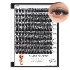 Vayator Lashes mixed kit with D curl 8-10-12-14mm for versatile looks