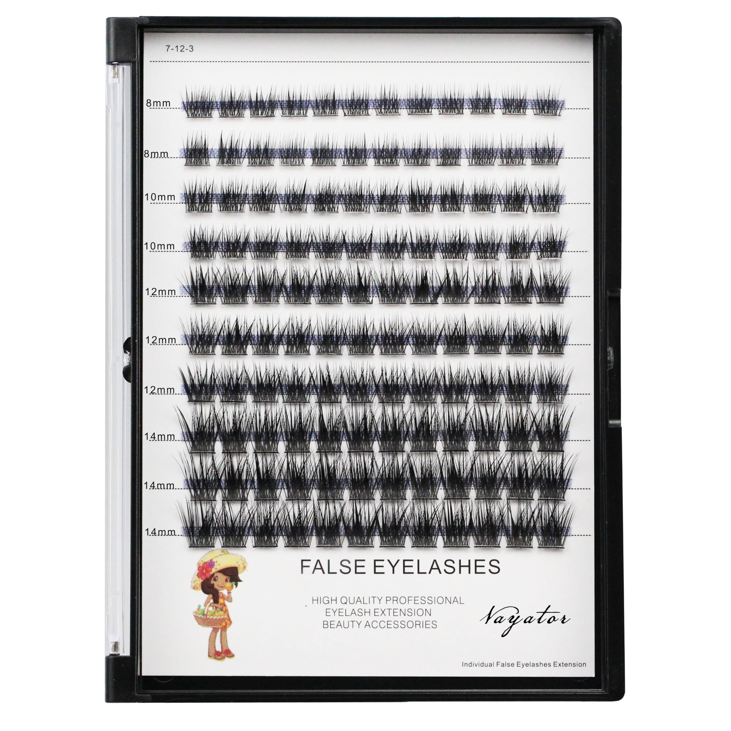 Vayator Lashes single DD curl 10mm for balanced everyday appeal