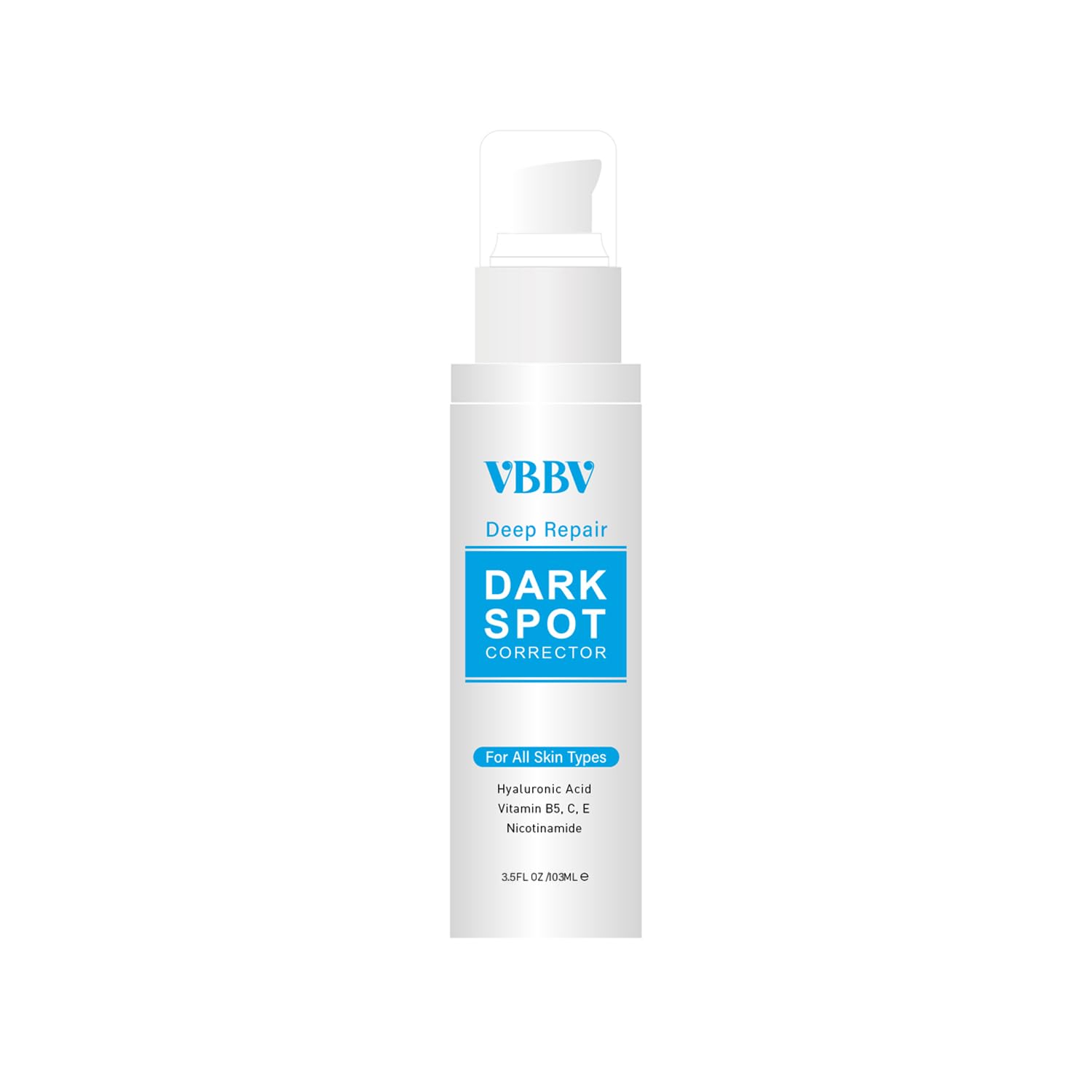 VBBV dark spot remover cream jar for even skin tone during routine application