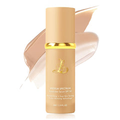 VBEYD 4-in-1 foundation bottle shows shade-changing beads for seamless tone match.