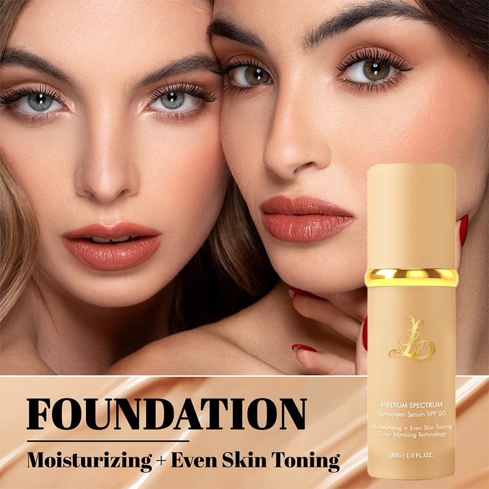 VBEYD foundation swatch on cheek showing breathable all-day coverage.