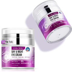 Vbilobec caffeine eye cream bottle shows a silky texture for daily eye care