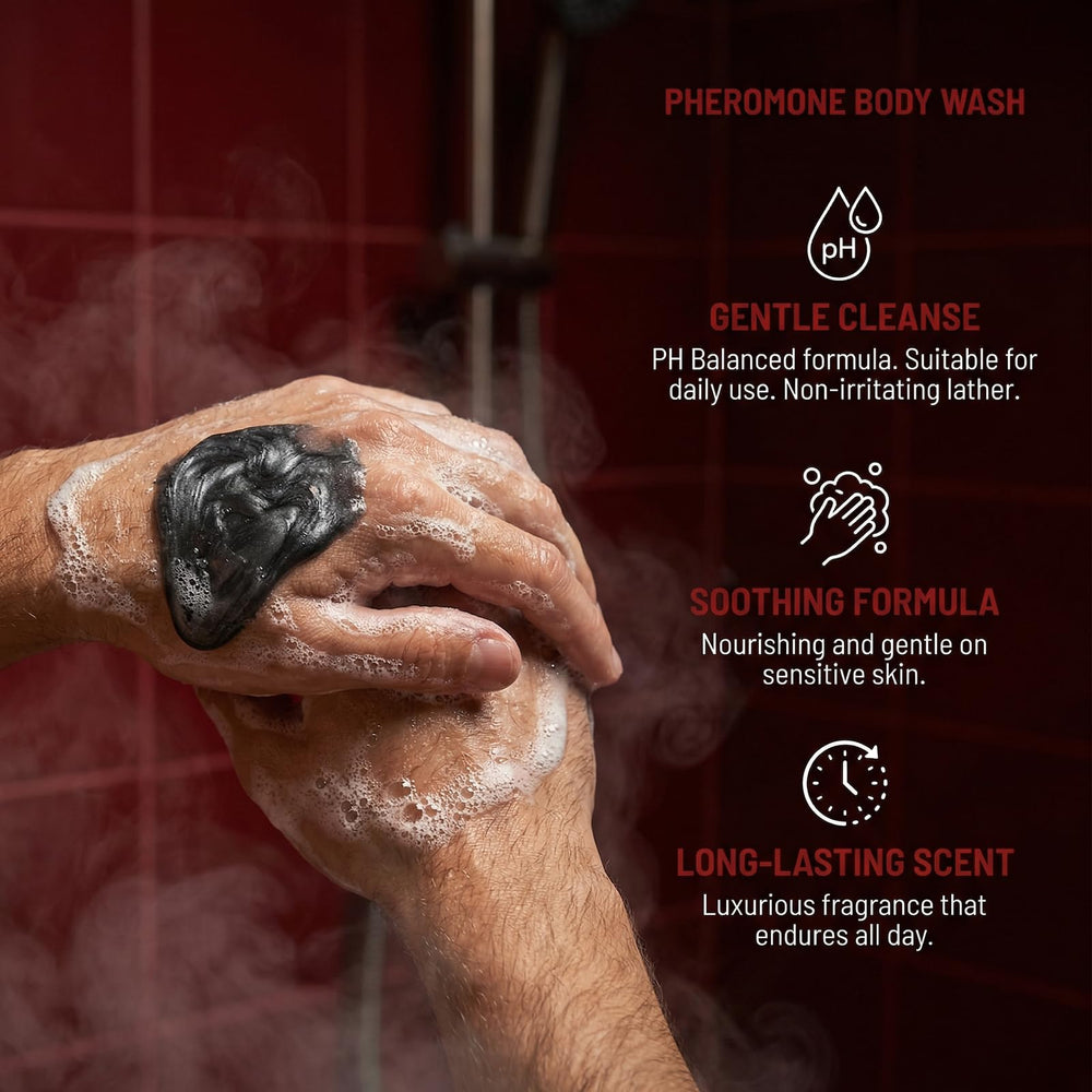 Vbolre Parfums bouteille gel-douche – présentation premium et allure masculine.