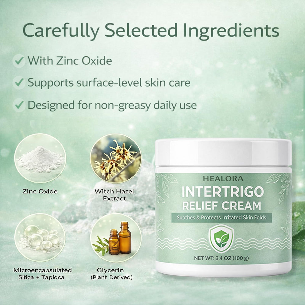 Vbolre Skin Fold Barrier Cream underarms usage shows discreet protection.