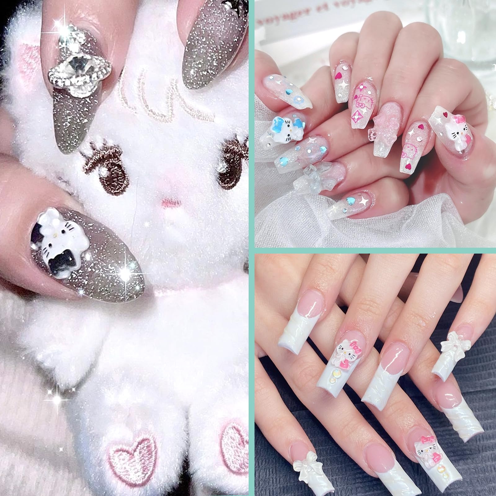 VCEOW DIY gift kit adds creative options for nail art, crafts, or phone case decor