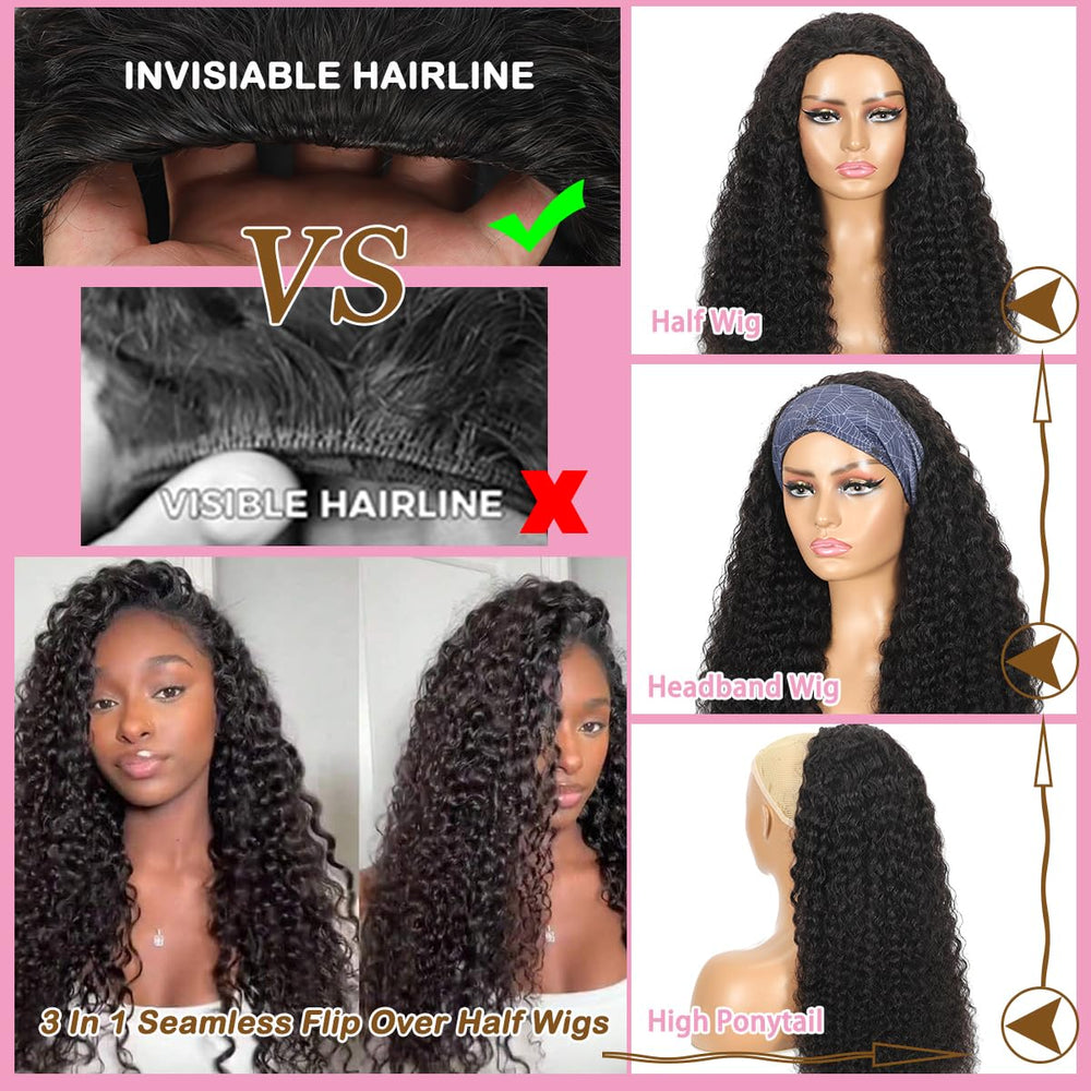 VCkiss Brazilian virgin hair deep wave for softness and shine