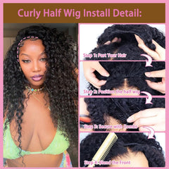 VCkiss natural scalp edge blends for undetectable finish