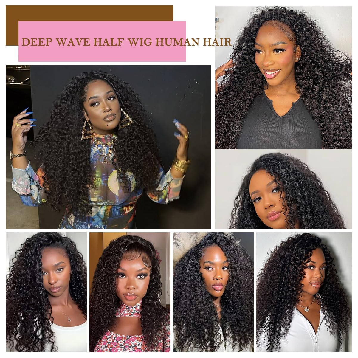 VCkiss ready-to-wear half wig for easy daily styling