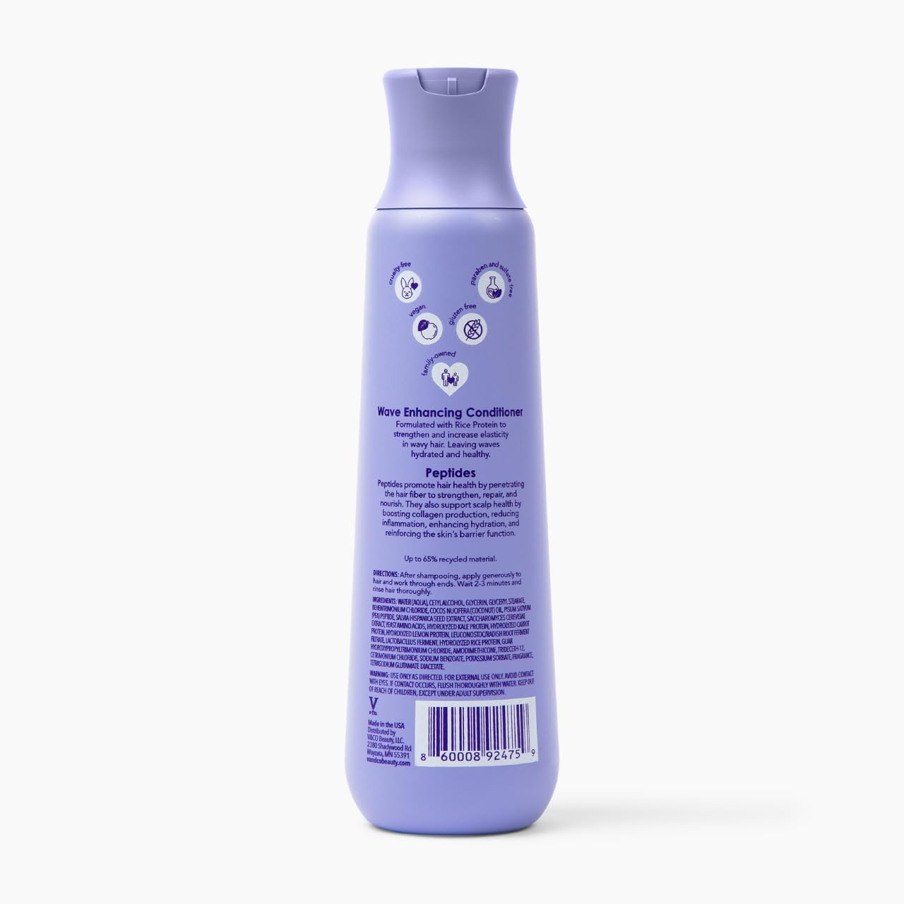 Wave Babe conditioner supports gentle, wave-friendly hair care routine.
