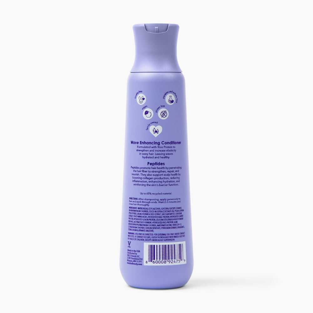 Wave Babe conditioner supports gentle, wave-friendly hair care routine.