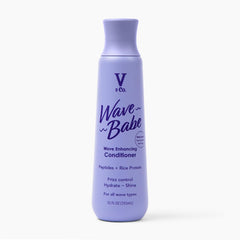 V&amp;Co Wave Babe conditioner bottle highlighting sulfate-free hydration for waves.
