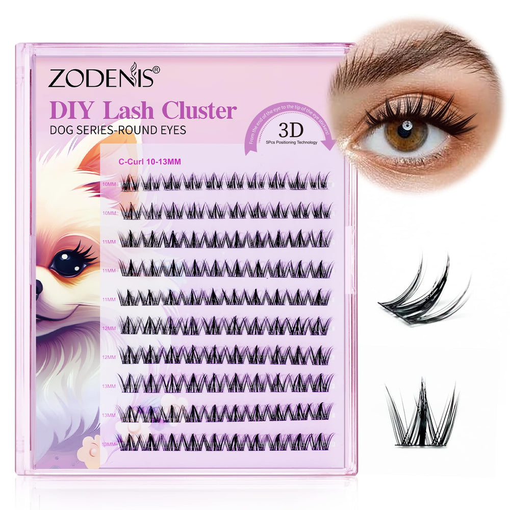 VCTSOF lash extension kit 100pcs for at-home transformations.