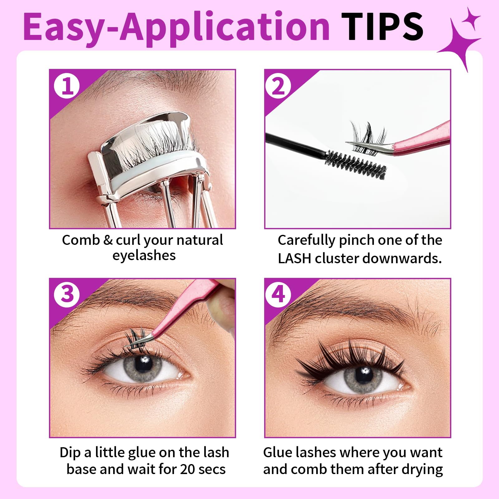 VCTSOF mini lash rising applicator aids precise placement.