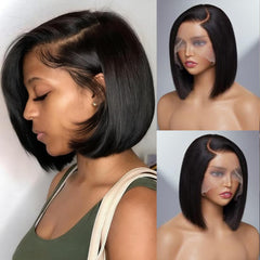 VCVVCV Bob Wig 13x6 lace front for natural blend and easy styling.