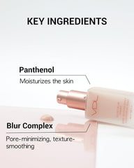 VDL Velvet Blur Primer delivers a matte finish on the skin