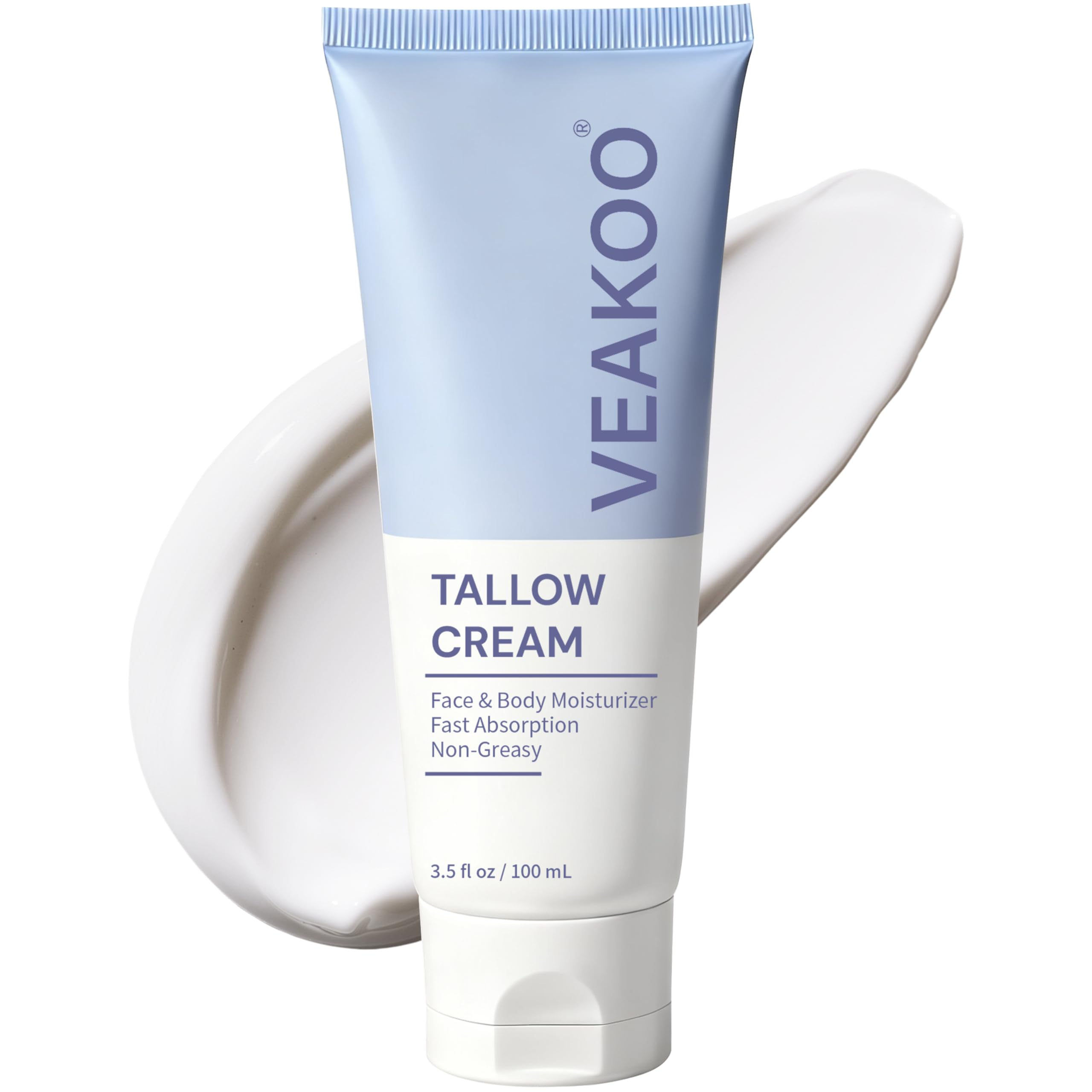 Veakoo beef tallow face balm bottle for daily hydration.