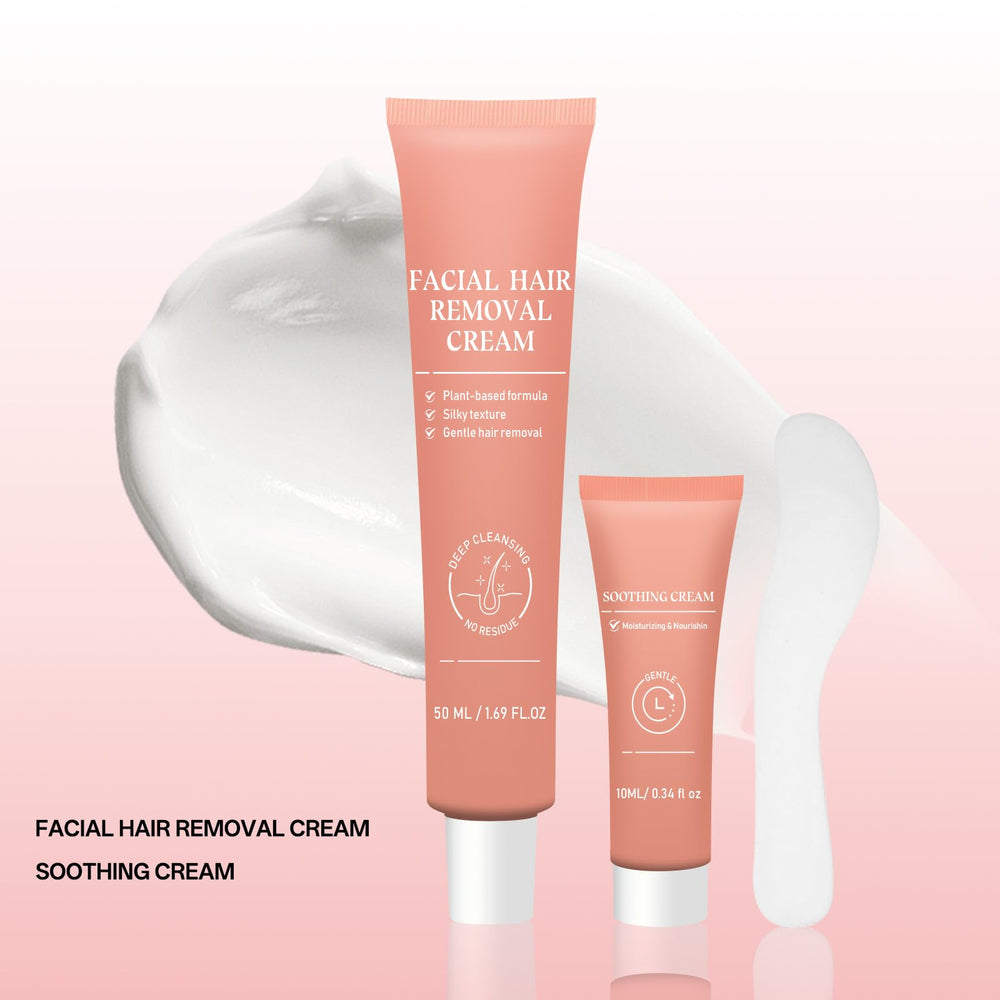 Veakson upper lip hair removal in action for a clean finish