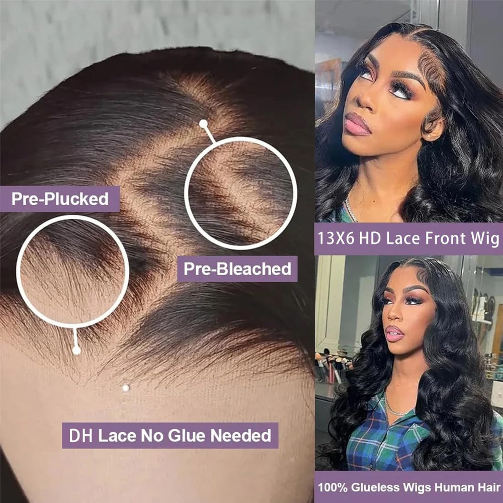 Veally lace front wig side part demonstrating versatile styling options