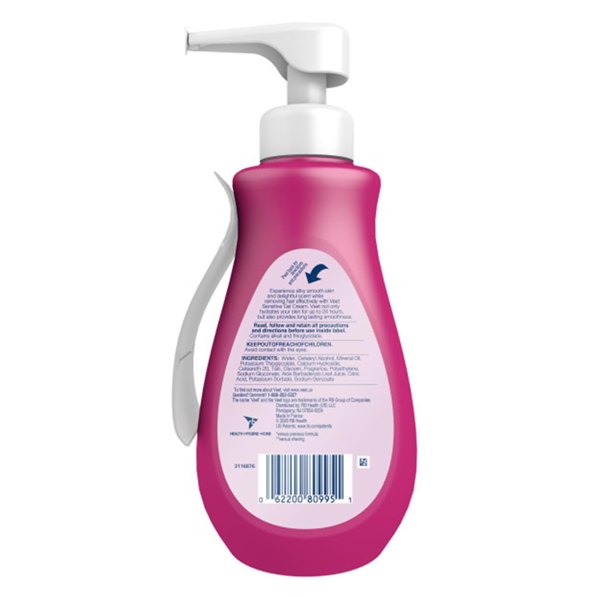 Dermatologist-tested Veet hair removal cream for gentle results.