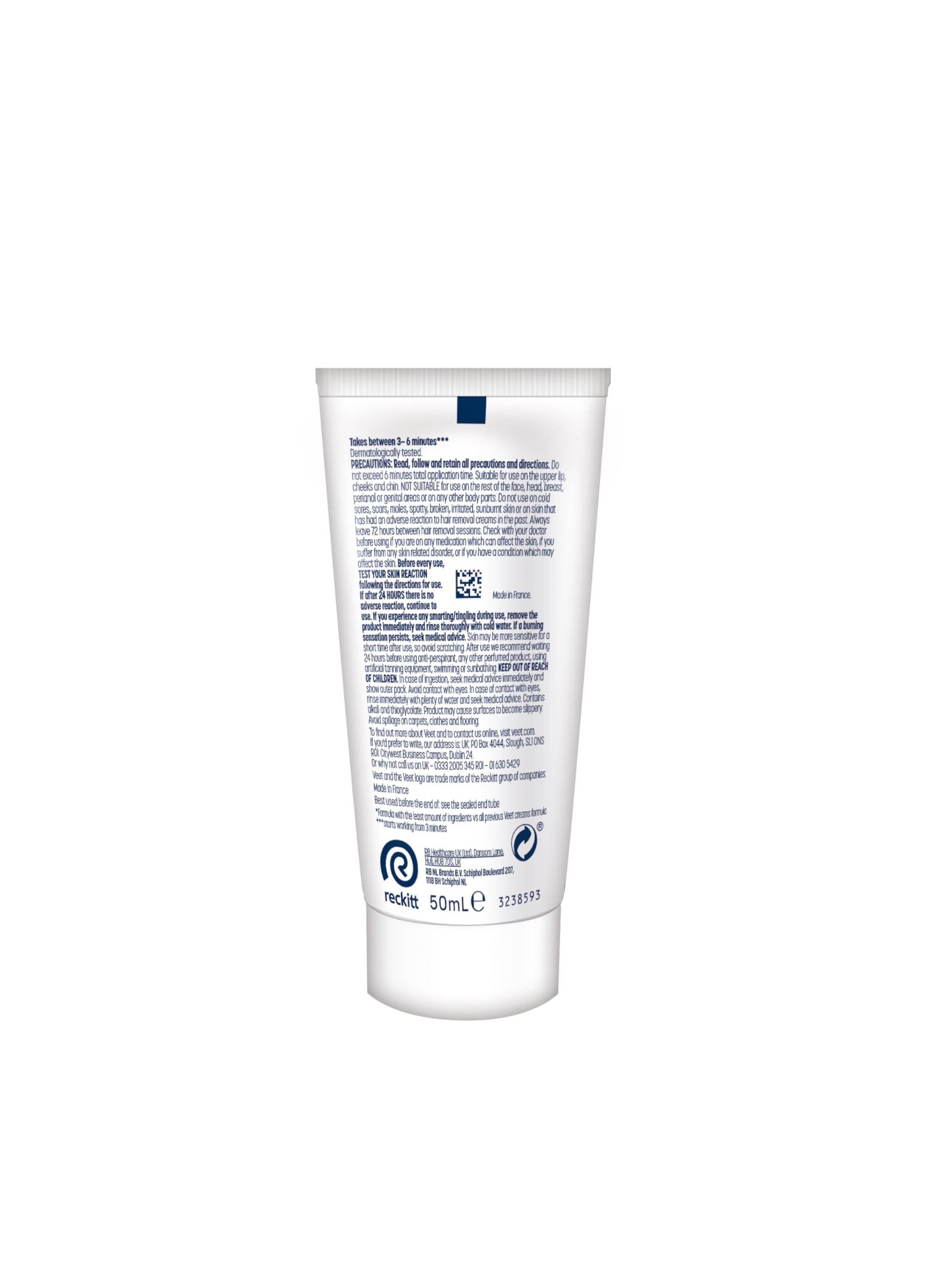 Veet Face Cream Kit Sensitive smooth result on facial skin