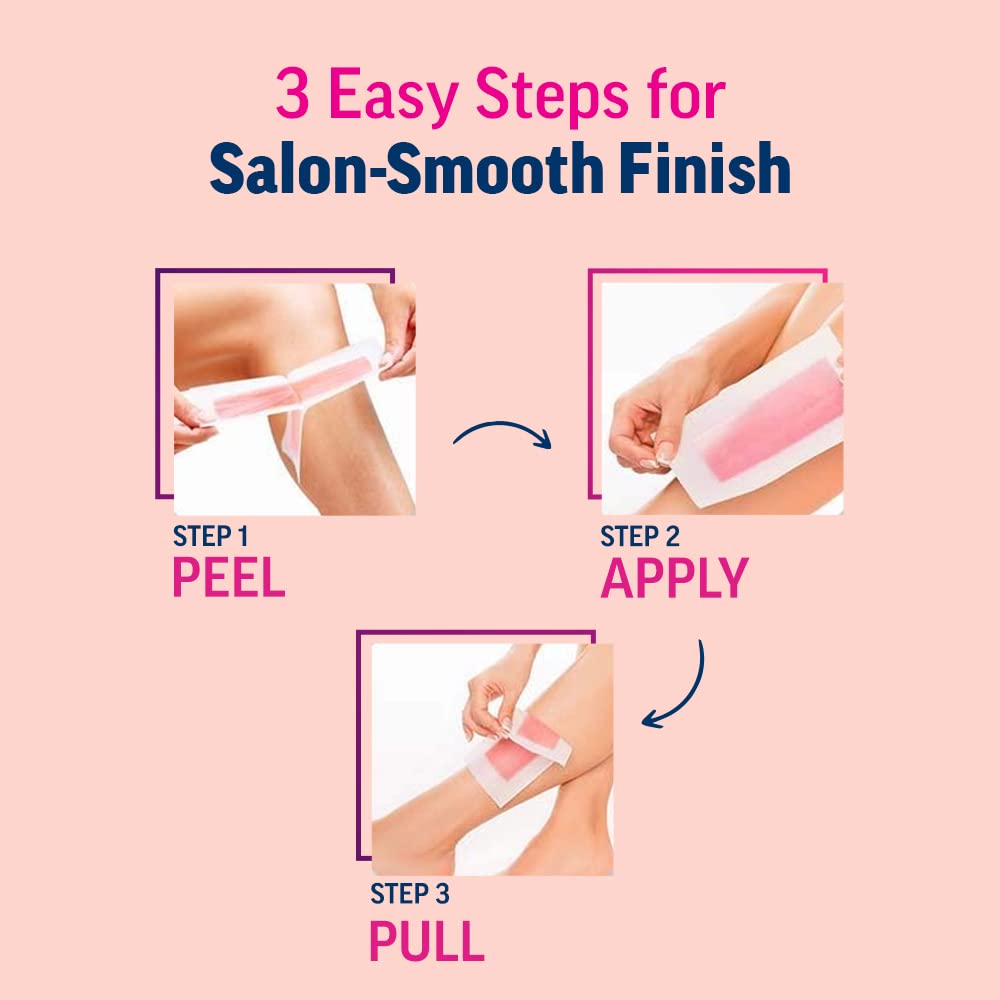 Veet finishing wipes closeup for easy post wax cleanup.