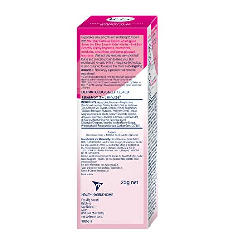 Compact Veet travel jar for grooming on the go