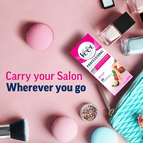 Veet wax strip long lasting smoothness for weeks at home.