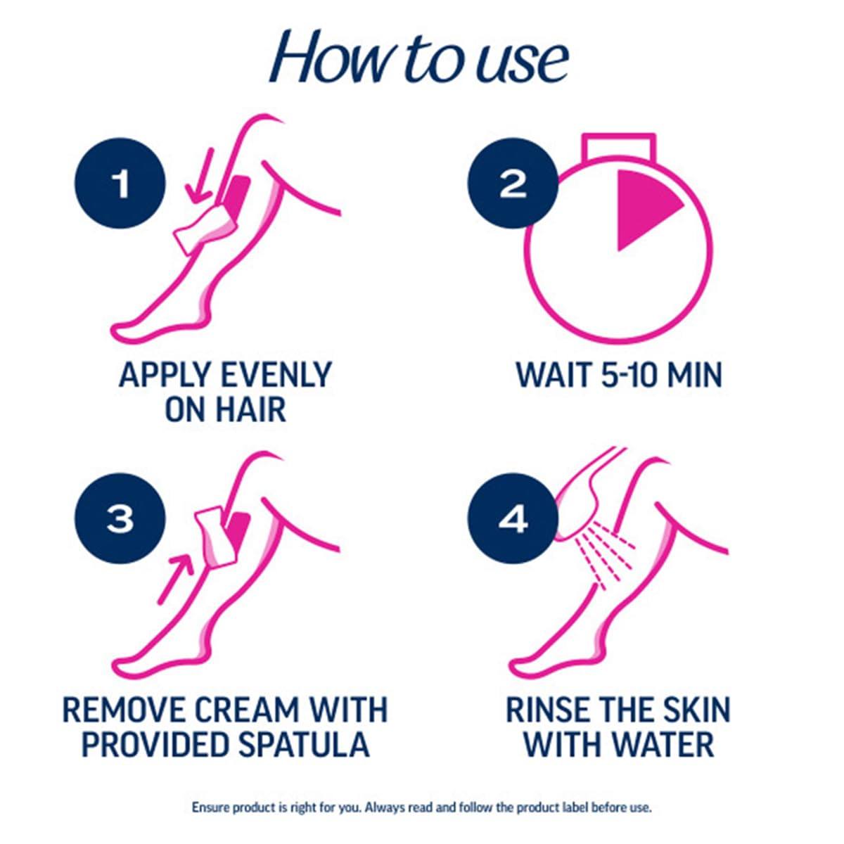 Included spatula and pump bottle for easy application.