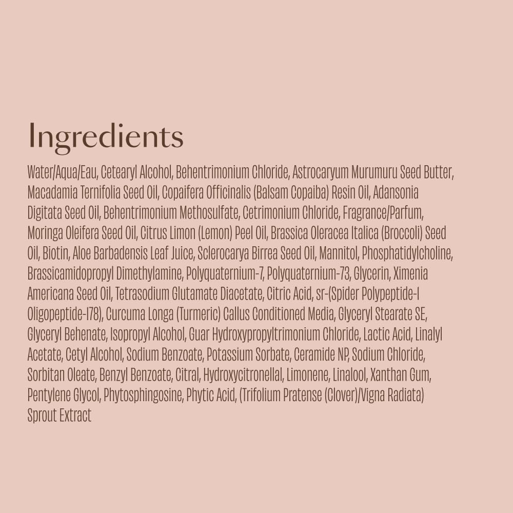 Vegan/clean beauty badge on GRO Revitalizing Conditioner packaging