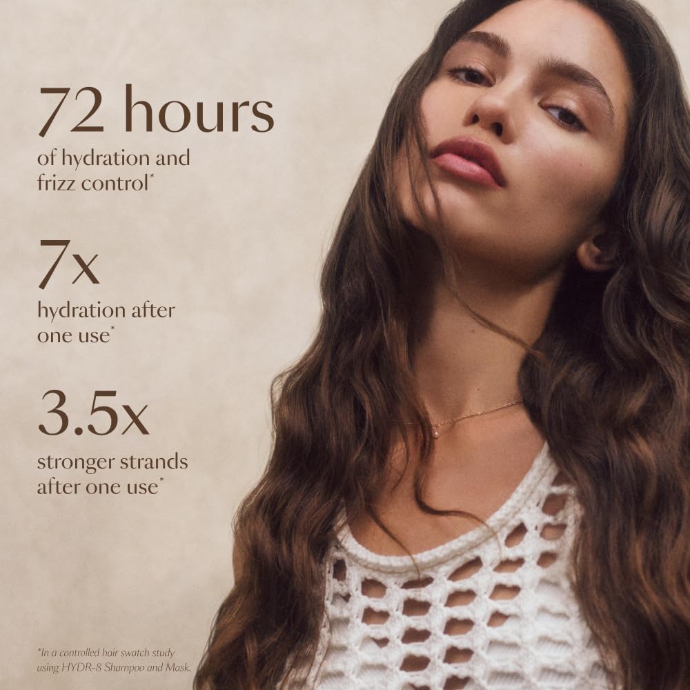 Application scene of HYDR-8 ritual for quick hair care