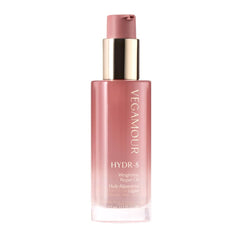 VEGAMOUR HYDR-8 bottle shows weightless repair for all hair types.