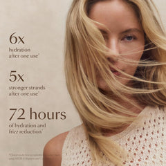 VEGAMOUR HYDR-8 label closeup highlights Karmatin vegan keratin support.