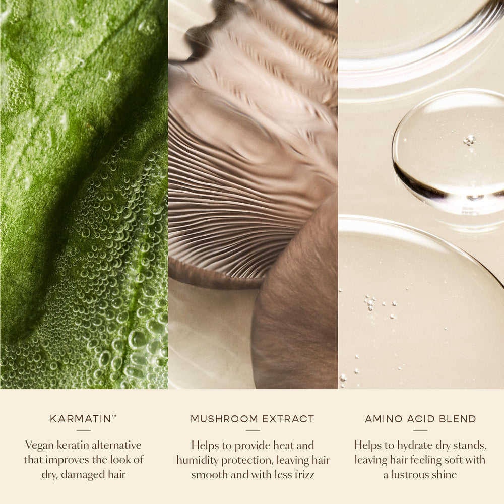 VEGAMOUR HYDR-8 close-up showing soft, silky hair texture after use.