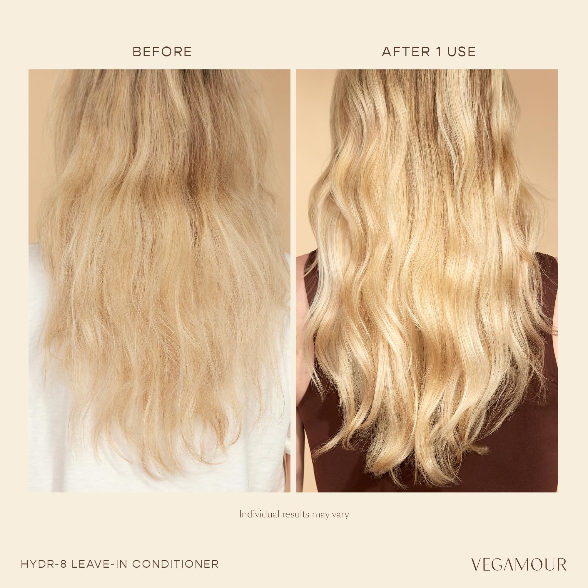 VEGAMOUR HYDR-8 vegan keratin alternative for stronger-looking hair.