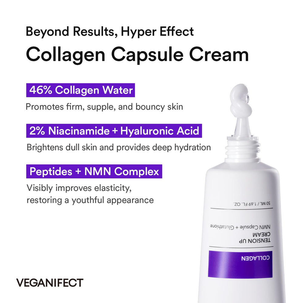 NMN microcapsules bursting to release nourishing actives