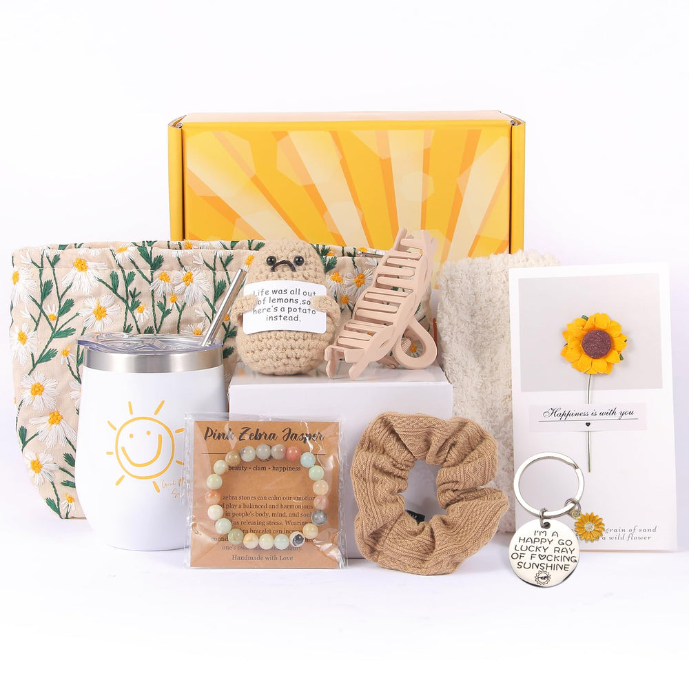 VEHODEVIA Sunshine Gift Box tumbler keeps beverages hot or cold on the go