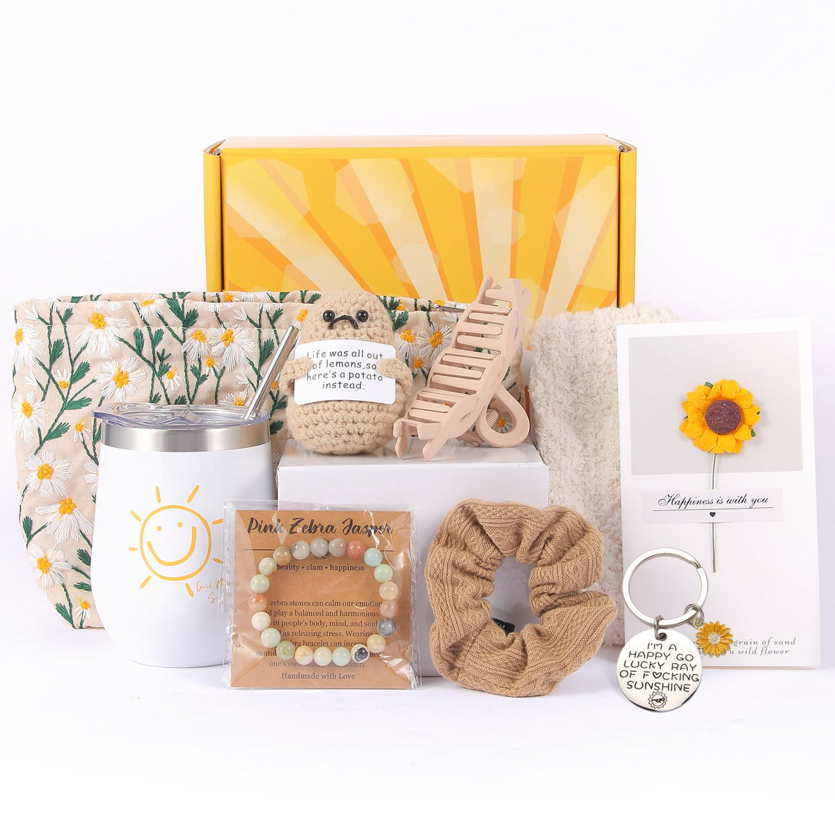 VEHODEVIA Sunshine Gift Box tumbler keeps beverages hot or cold on the go