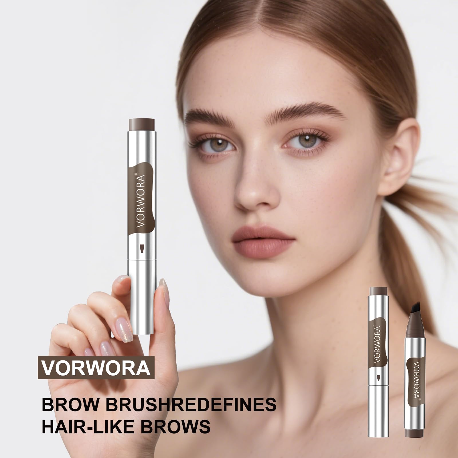 VEIAH eyebrow pen waterproof wear test demonstrates smudge resistance