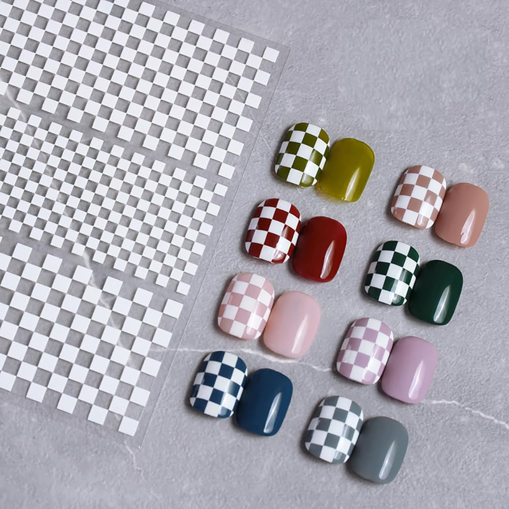 Veibeau nail decals easy to apply without glue for mess-free nails