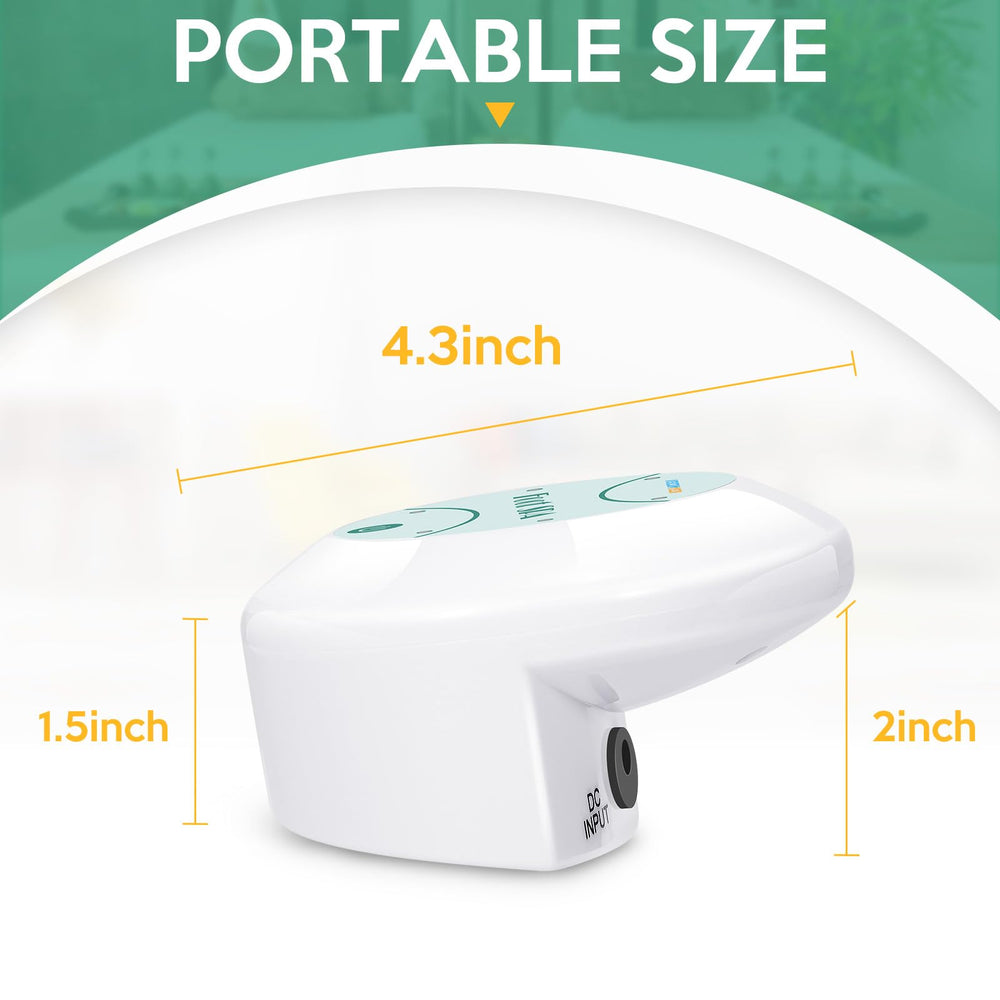 Veicomtech Ionic Foot Bath in a cozy home spa setup for daily use