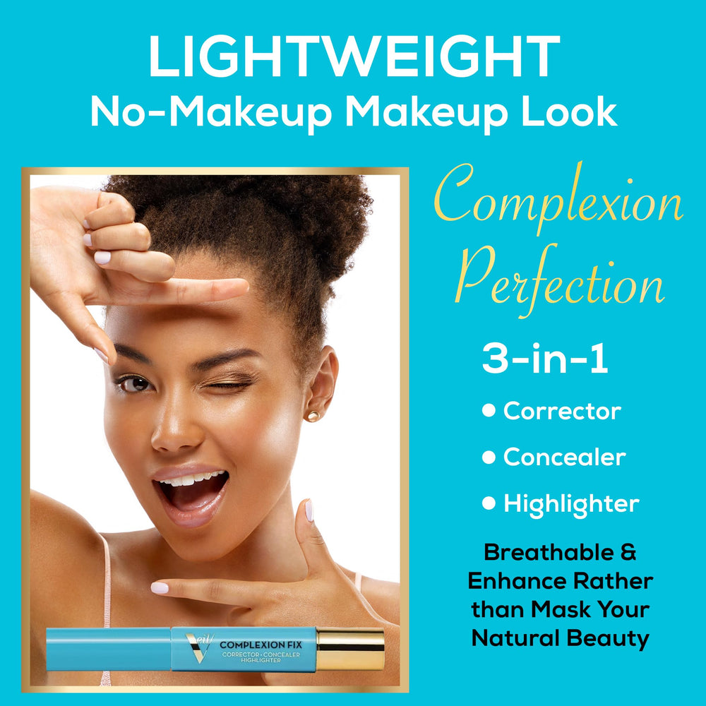 Veil Cosmetics Complexion Fix Concealer hydration focus indicates skin nourishment while wearing