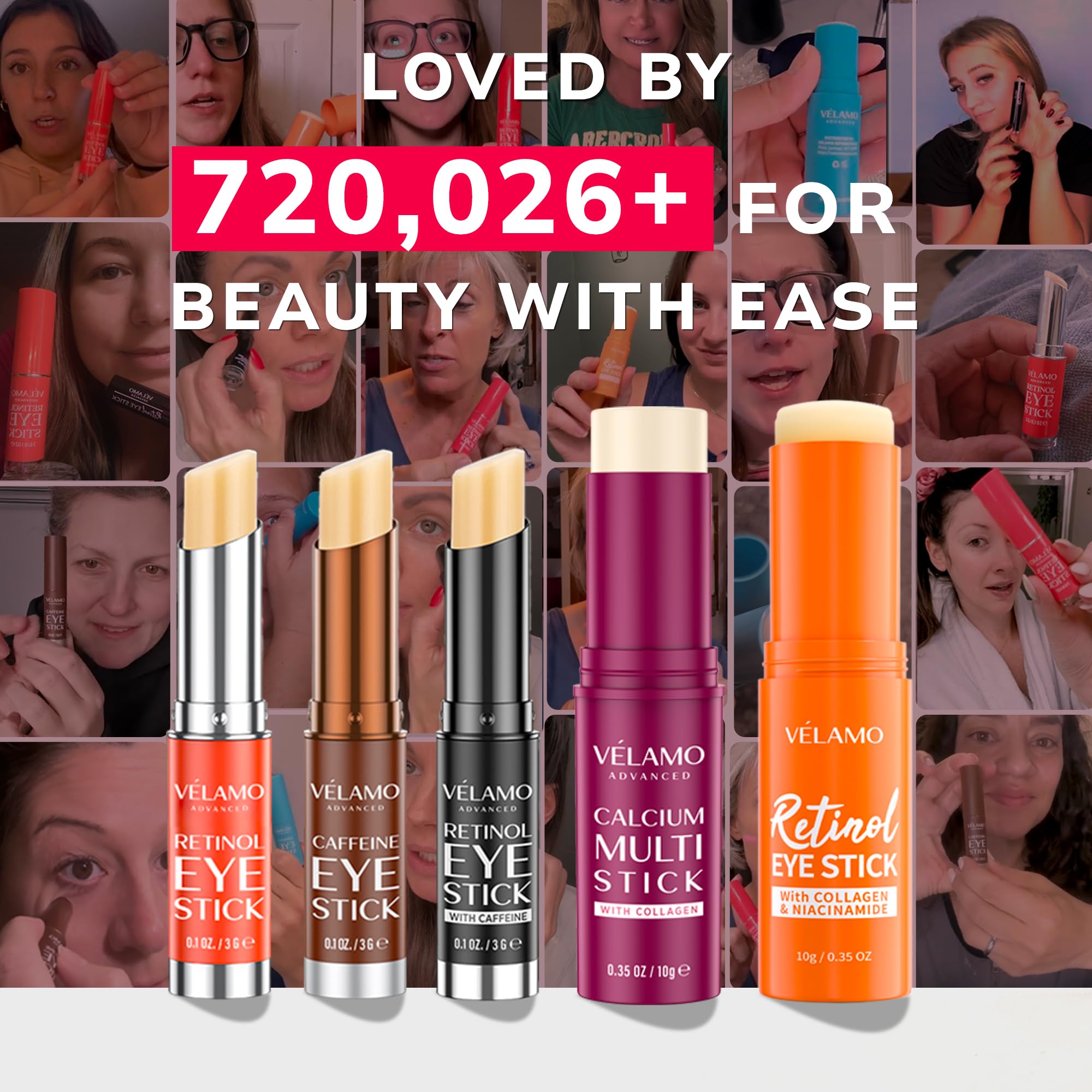 VELAMO ADVANCED caffeine eye stick includes meadowfoam oil for moisture