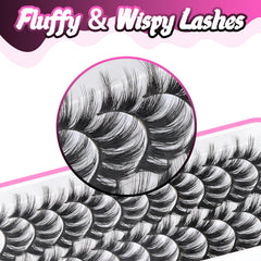 Veleasha criss-cross lashes add natural texture for everyday wear
